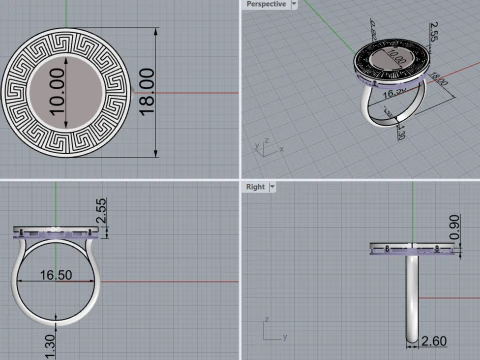 Ring 29364 3D Model