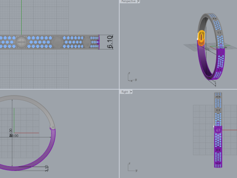 Bracelet 29212 Modelo 3D