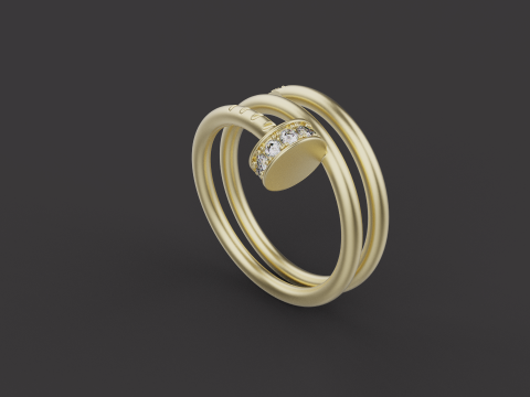 Nail Ring 15049 Modelo 3D