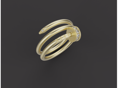 Nail Ring 15049 3D Модель