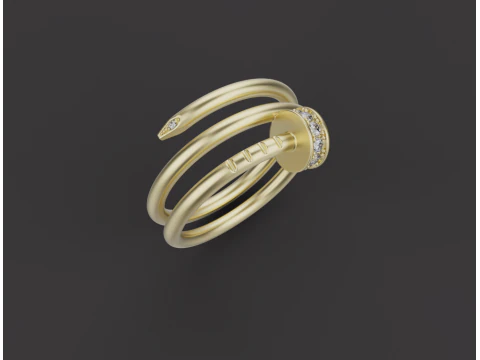 Nail Ring 15049 3D Model