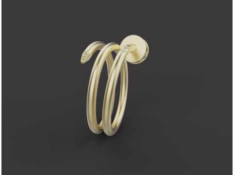Nail Ring 15049 3D Модель