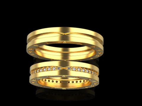 Rings 10805 3D Model