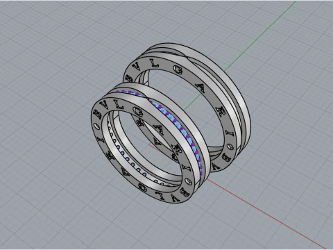 Rings 10805 3D Model