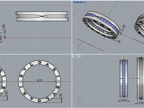 Rings 10805 3D Model