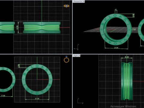 Rings 30872 3D Model