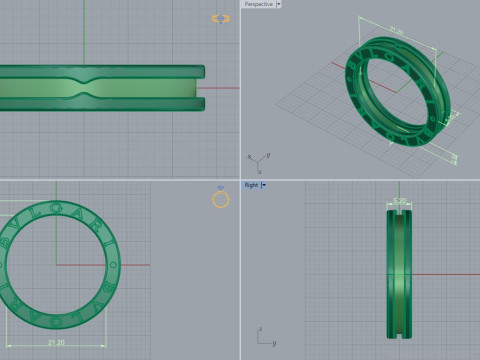 Ring 53140 3D Modell
