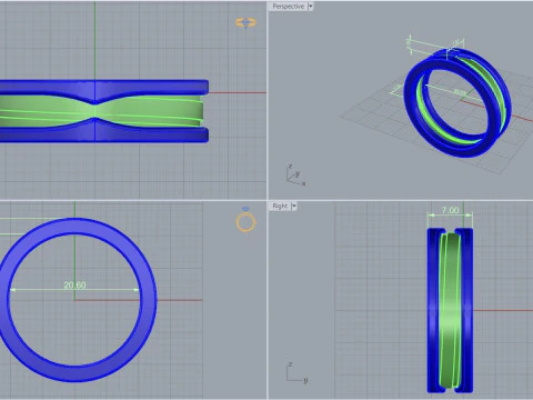 Ring 66094 3D Model
