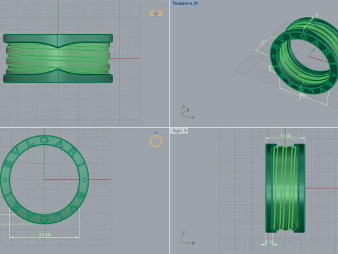 Ring 53490 3D Model