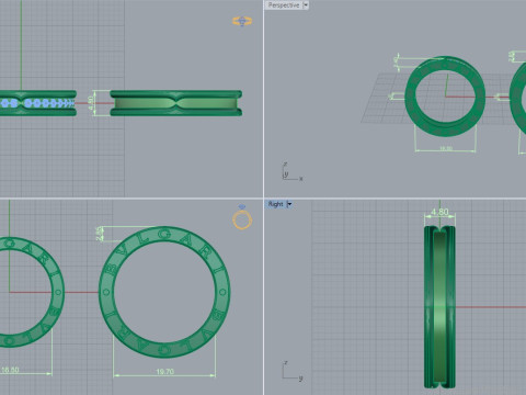 Rings 66754 Modello 3D