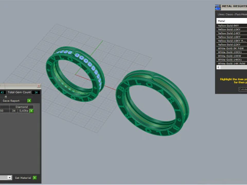 Rings 66754 3D Model