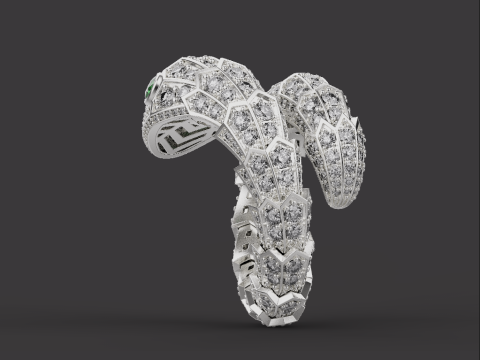 Serpent Ring 61179 3D Model