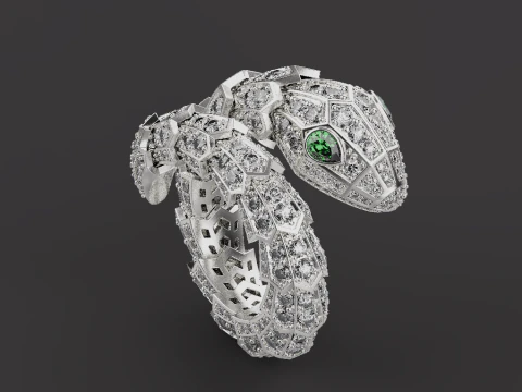 Serpent Ring 61179 3D Model