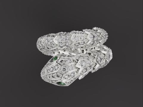 Serpent Ring 61179 3D 模型