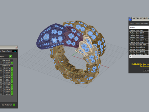 Serpent Ring 61179 3D 模型