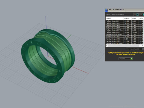 Ring 15076 3D Модель