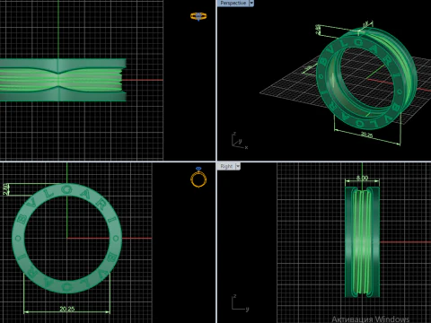Ring 30954 3D Model