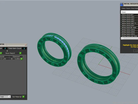 Rings 66699 3D Model