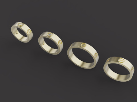 Rings 52841 3D 模型
