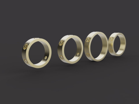 Rings 52841 3Dモデル