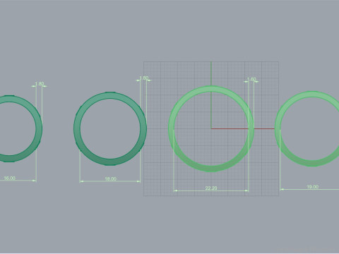Rings 52841 3Dモデル