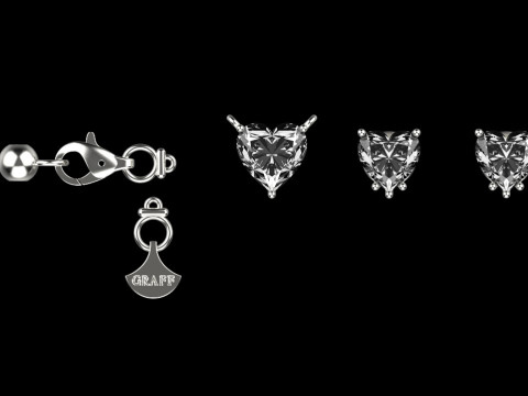 Studs and Pendant set 75037 3D Model