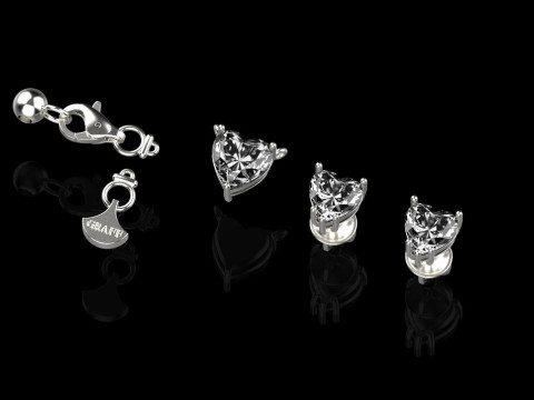 Studs and Pendant set 75037 3D Model