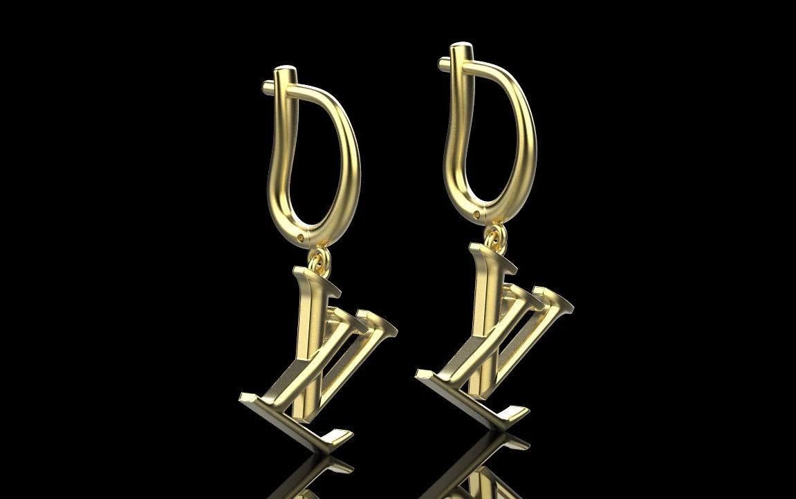 귀걸이 29168 3D 모델 .c4d .max .obj .3ds .fbx .stl .blend 