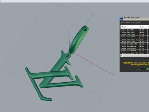 Earrings 29168 3D Model