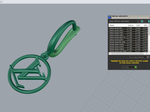 Earrings 29168 3D Model