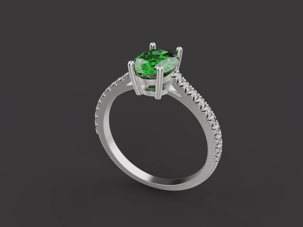 Ring 52157 3D Model .c4d .max .obj .3ds .fbx .stl .blend 