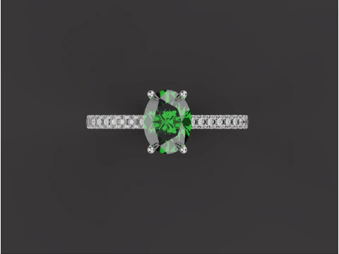 Ring 52157 3D Model