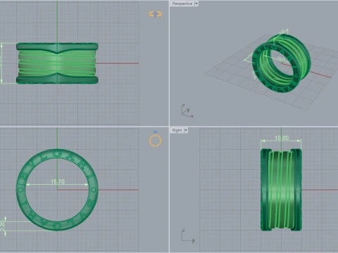 Ring 30077 3D Model