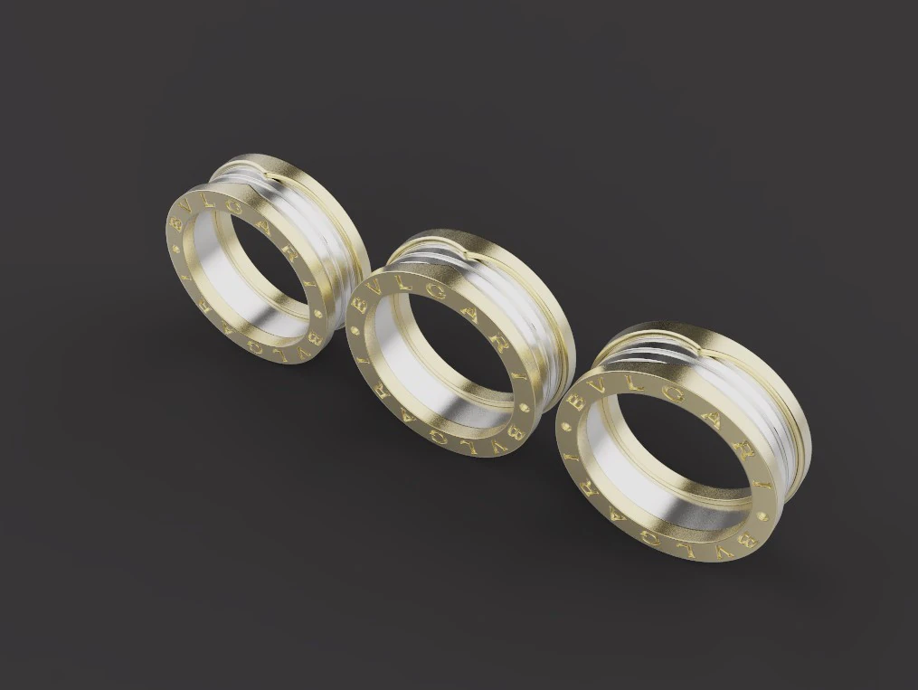 Rings 52052 3D Model .c4d .max .obj .3ds .fbx .stl .blend 