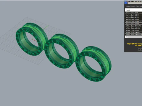 Rings 52052 3D Model