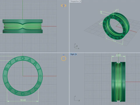 रिंग 30519 3D मॉडल