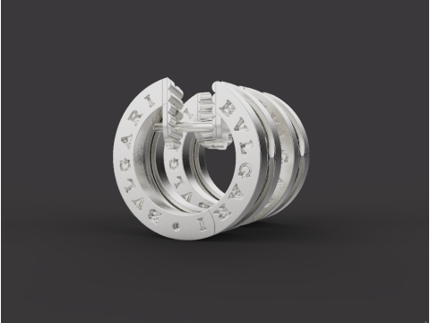 Earrings 17040 Modello 3D