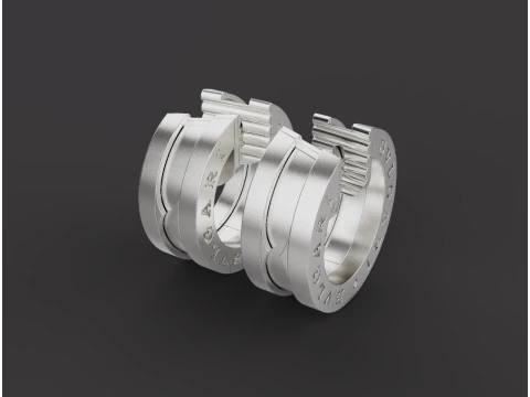 Earrings 17040 3D Model