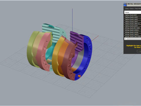 Earrings 17040 3D Model