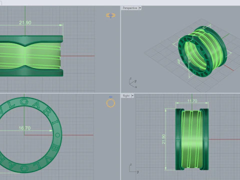 Ring 29097 3D Model