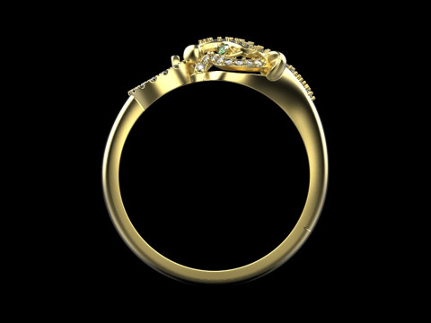 Panther Ring 29101 Modèle 3D
