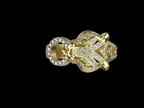 Panther Ring 29101 Modèle 3D