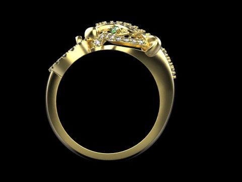 Panther Ring 29101 Modèle 3D