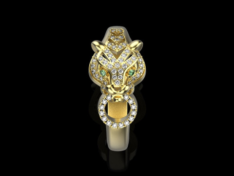 Panther Ring 29101 Modèle 3D