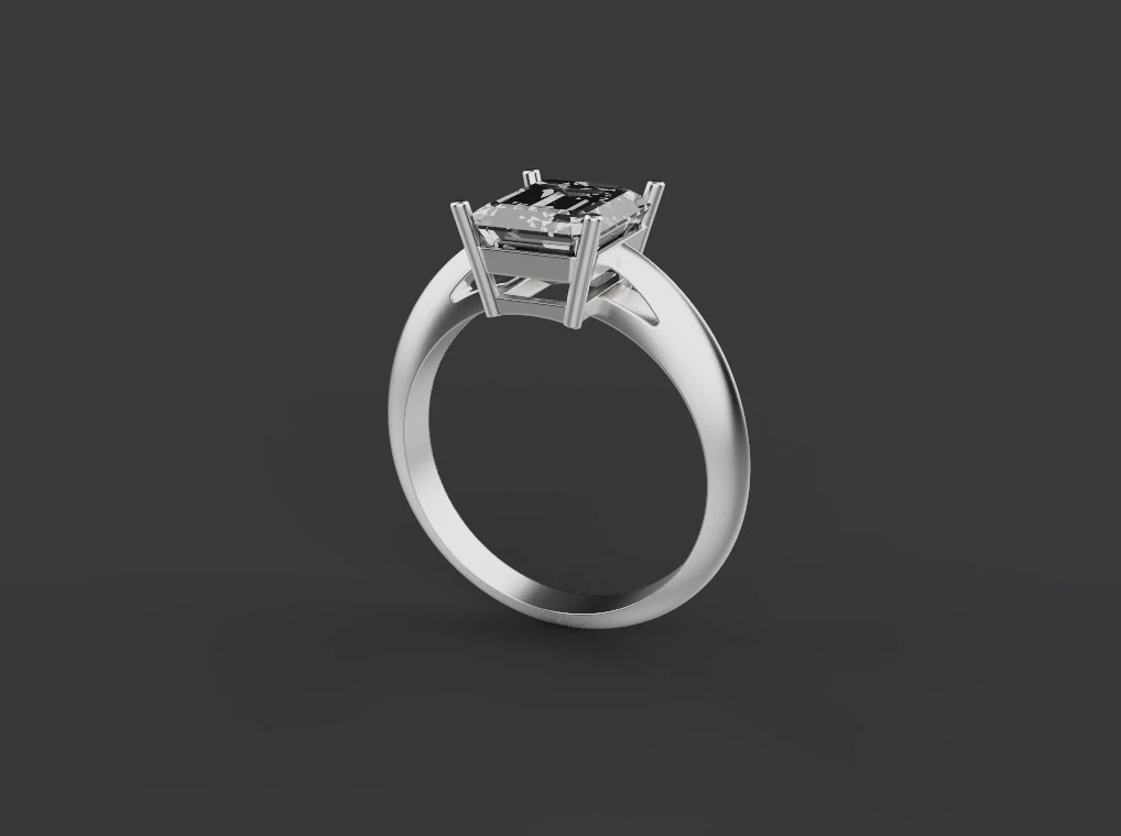 Ring 51807 3D Model .c4d .max .obj .3ds .fbx .stl .blend 