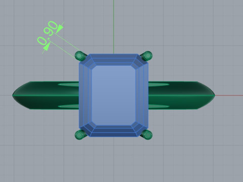 Ring 51807 3D Model