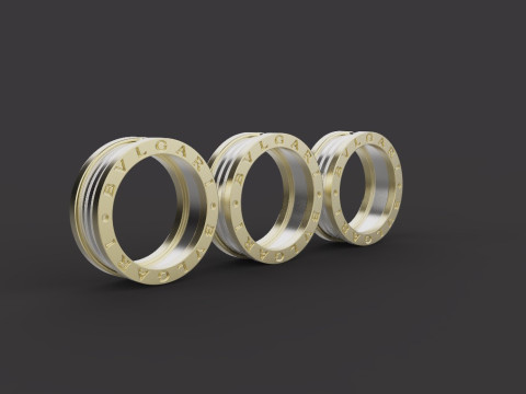 Rings 52052 3D 모델
