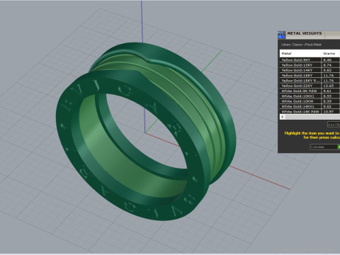 Ring 30495 3D Model
