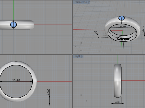 Ring 51439 Model 3D