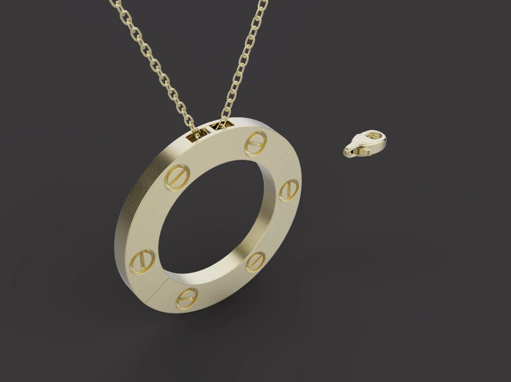 吊坠60763 3D 模型 .c4d .max .obj .3ds .fbx .stl .blend 